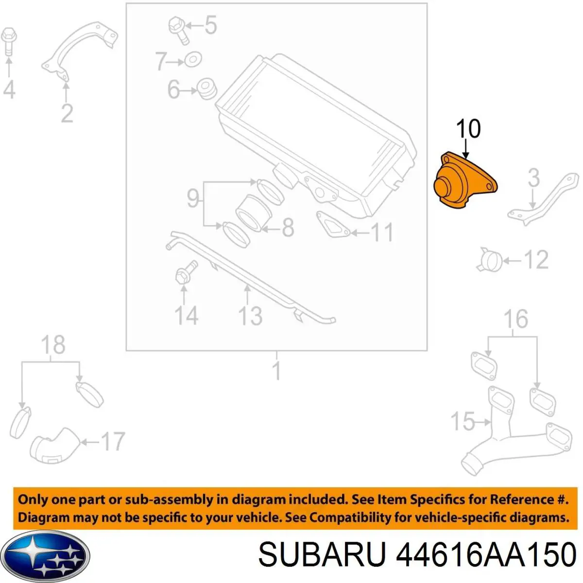  Subaru 44616AA150 ціна, від 16.21 USD