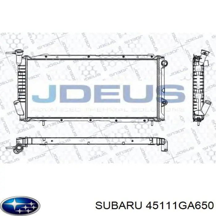 45111GA710 Subaru радіатор охолодження двигуна