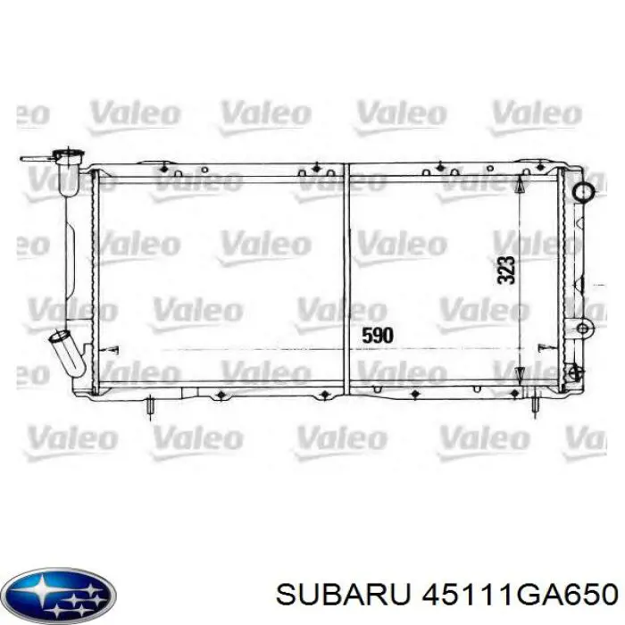 Купити 45111GA650 Subaru Радіатор двигуна