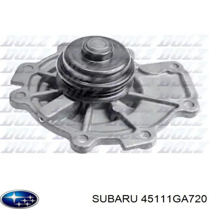 Радіатор 45111GA720 Subaru