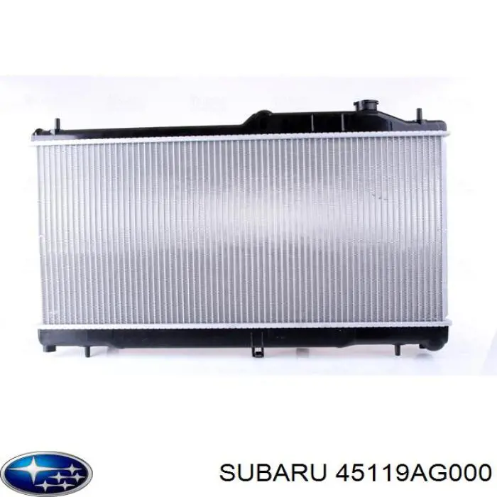 Радіатор охолодження двигуна 45119AG000 Subaru