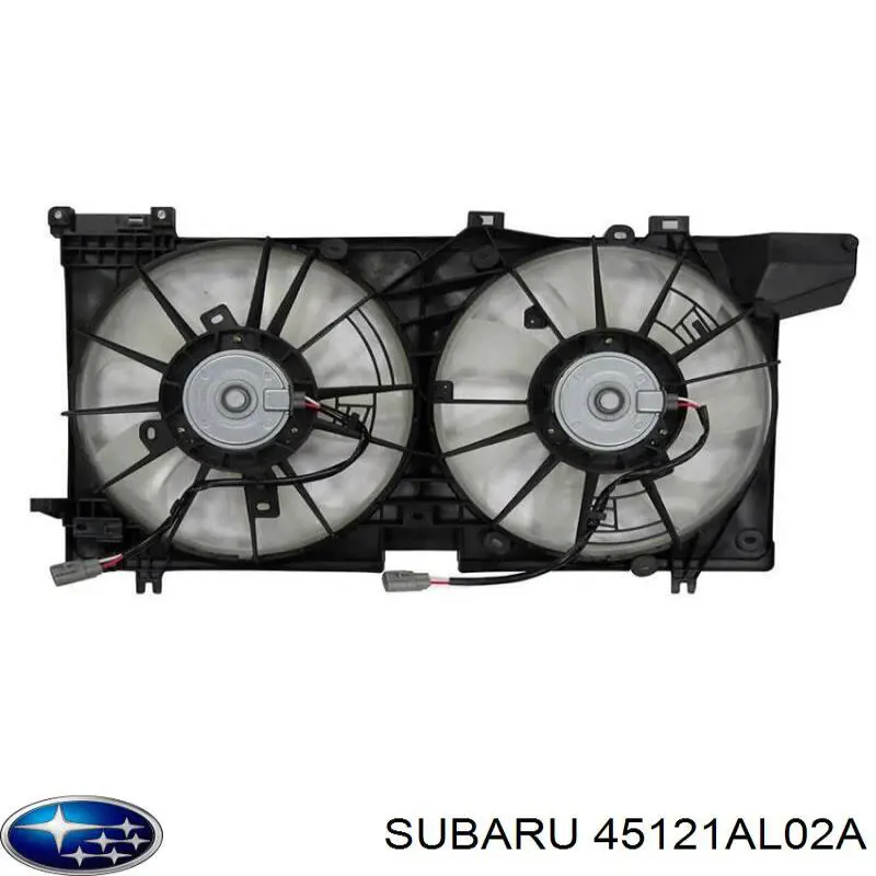 Купити 45121AL02A Subaru Електровентилятор охолодження в зборі (двигун + крильчатка), лівий