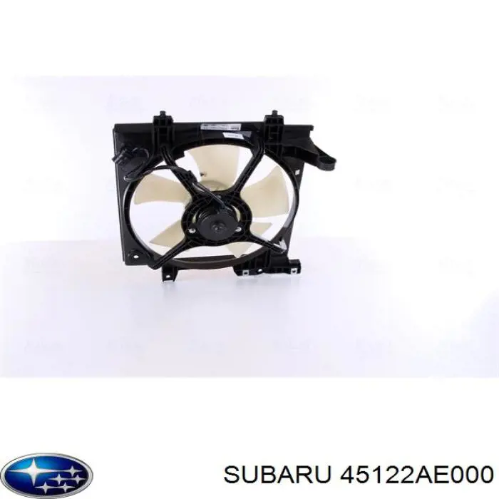 45122AE000 Subaru Дифузор радіатора охолодження, в зборі з мотором і крильчаткою