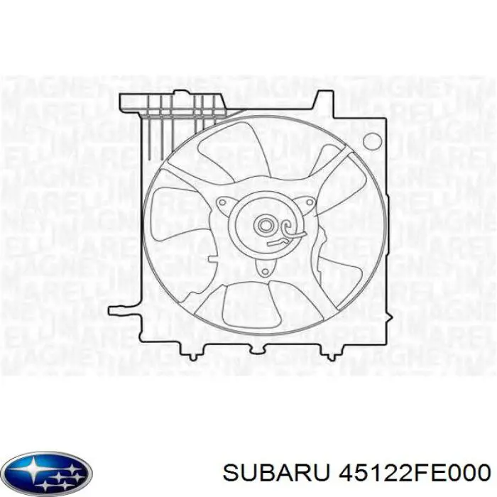 Дифузор (кожух) радіатора охолодження Subaru 45122FE000 ціна, від 82.72 USD