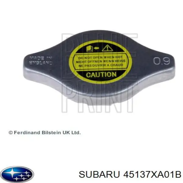 45137XA01B Subaru кришка/пробка радіатора