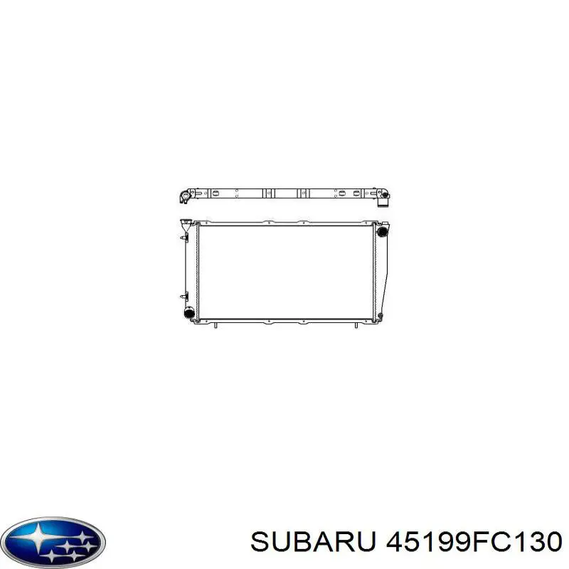 45111FC000 Subaru радіатор охолодження двигуна
