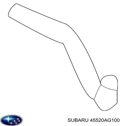Шланг охолодження автоматичної коробки передач Subaru 45520AG100 ціна, від 9.22 USD