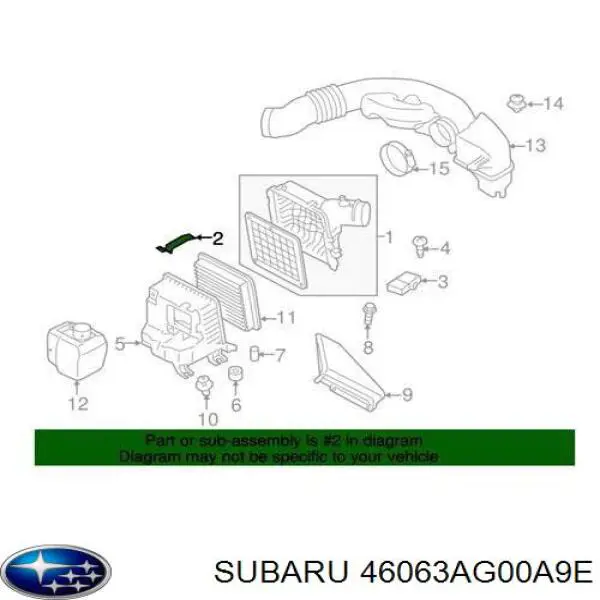 46063AG00A9E Subaru 