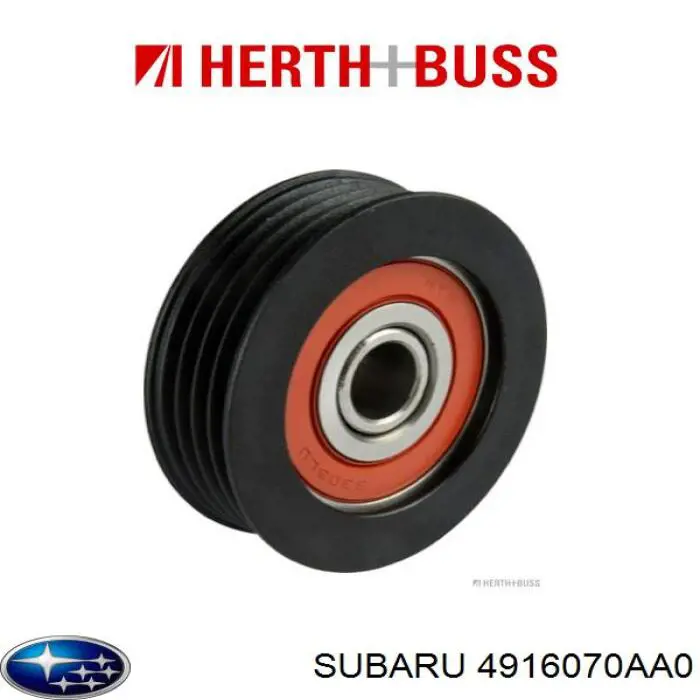 4916070AA0 Subaru Ролик натяжителя ременя агрегатів