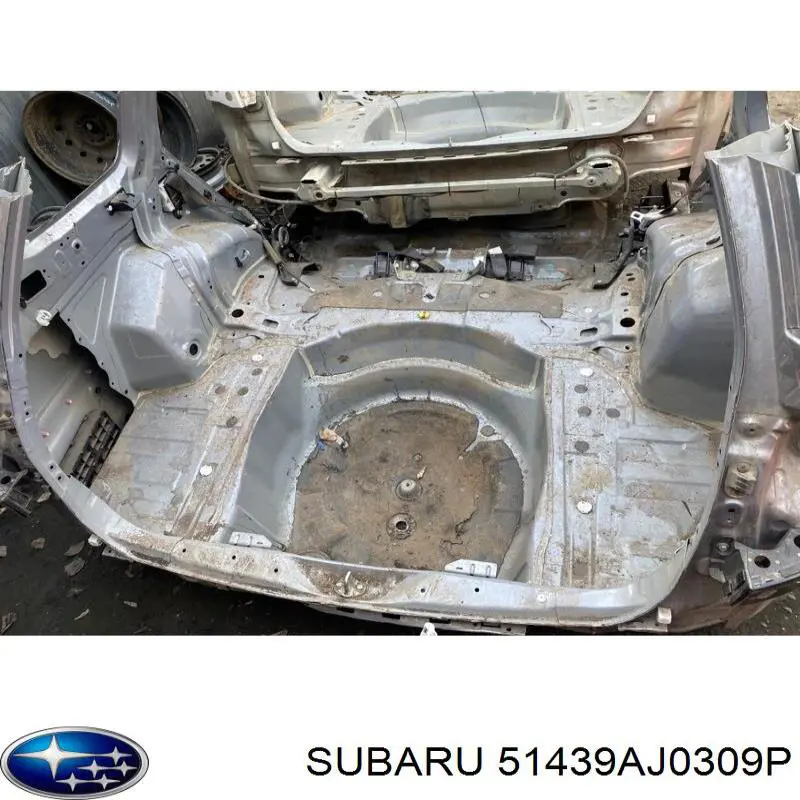 Крило заднє Subaru 51439AJ0309P ціна, від 565.59 USD