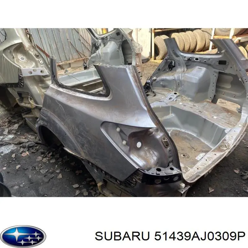 51439AJ0309P Subaru Бічна частина задня ліва