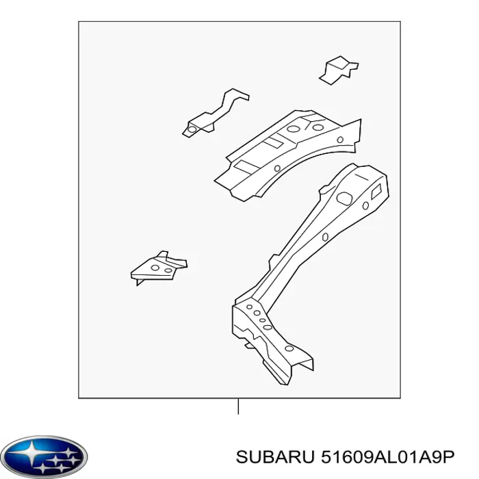  Subaru 51609AL01A9P ціна, від 64.68 USD