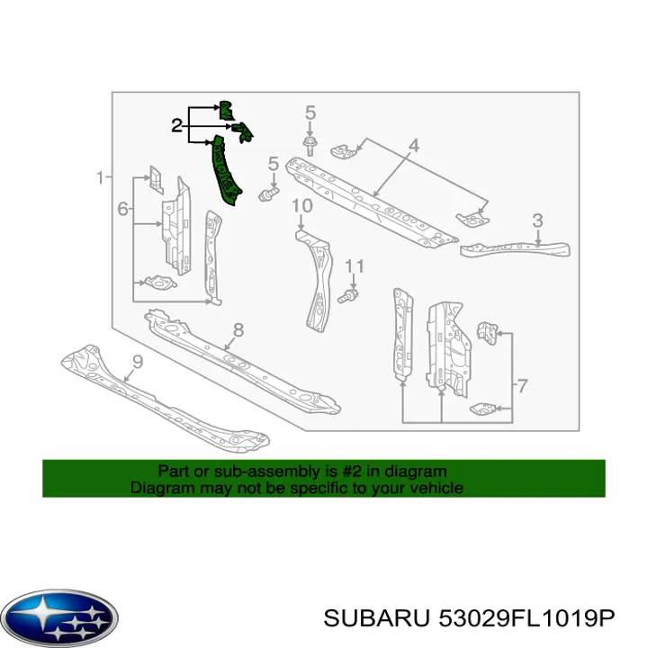  53029FL1019P Subaru