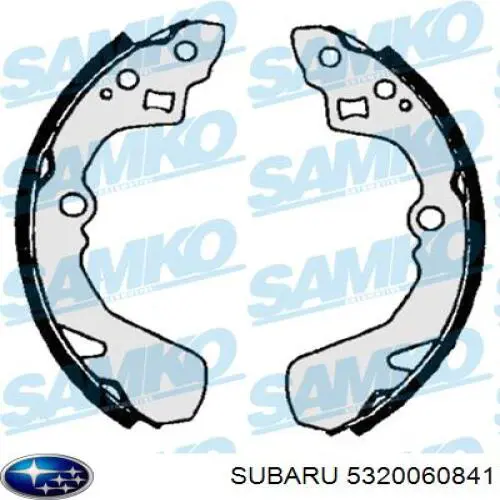 5320060841 Subaru Колодки гальмівні задні, барабанні