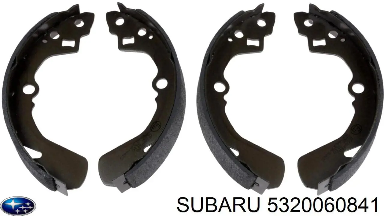 Колодки гальмові задні, барабанні Subaru 5320060841 ціна, від 14.53 USD