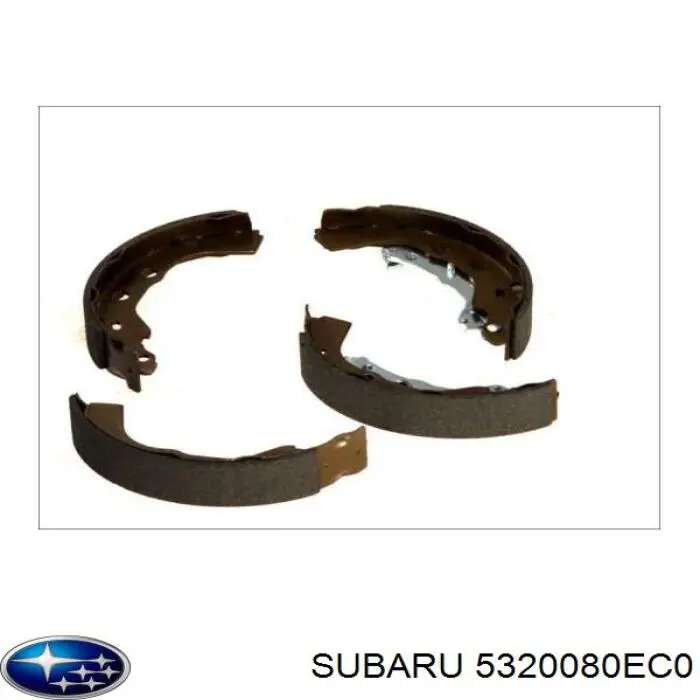 Колодки гальмові задні, барабанні 5320080EC0 Subaru