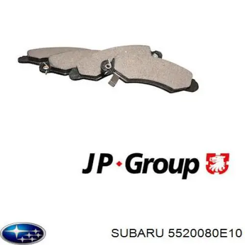 5520080E10 Subaru Передні гальмівні колодки