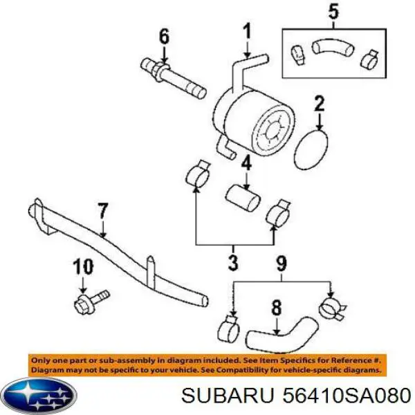 Захист піддона двигуна на Subaru Forester II S11, SG