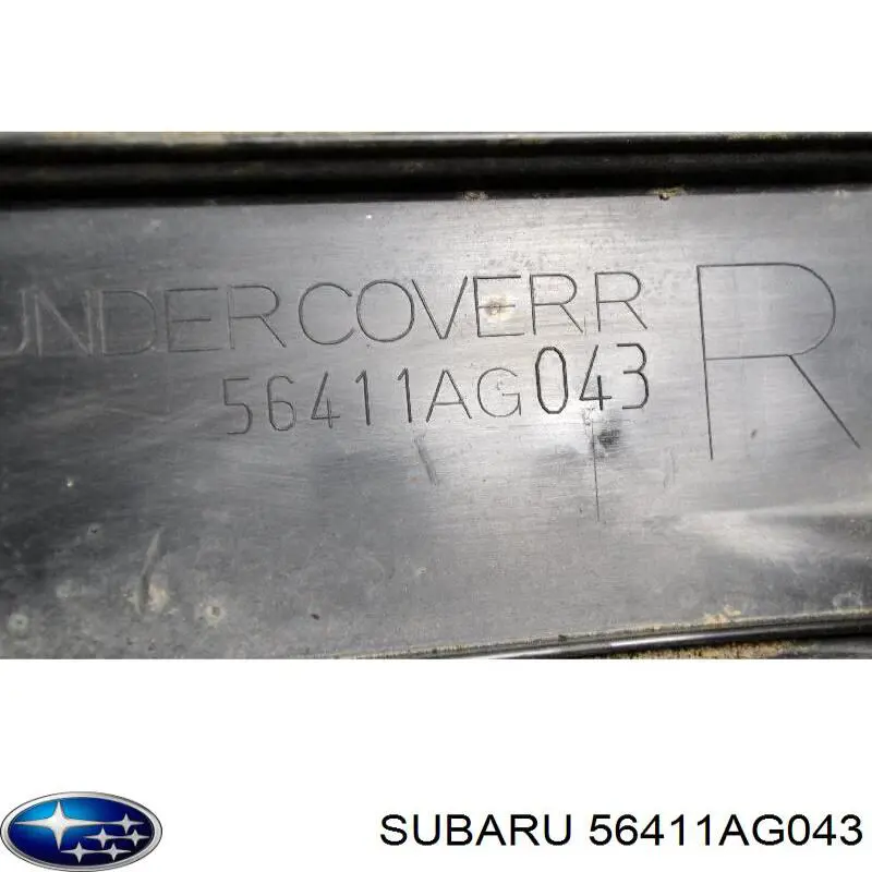 Захист днища, правий Subaru 56411AG042 ціна, від 12.67 USD
