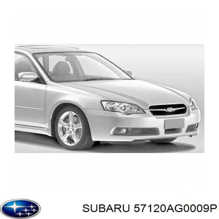 57120AG0009P Subaru Крило переднє праве