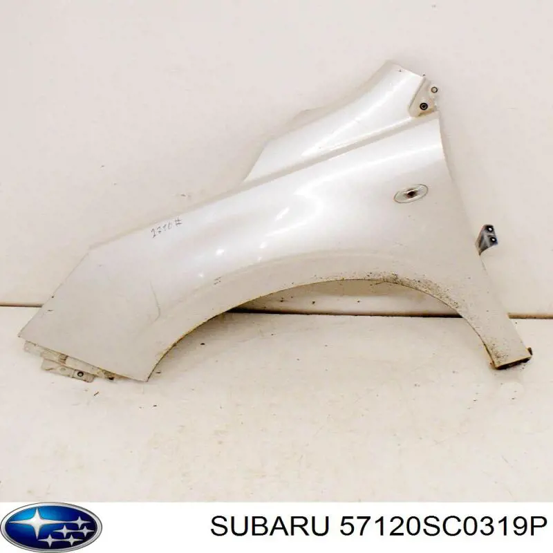 Крило переднє ліве 57120SC0319P Subaru