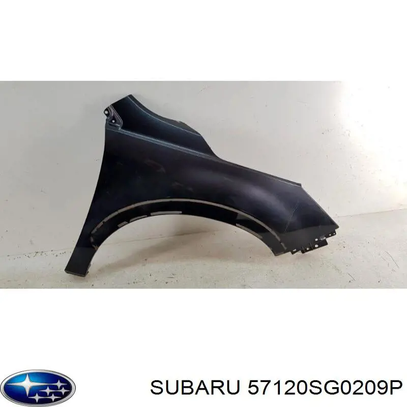 Крило переднє праве 57120SG0209P Subaru