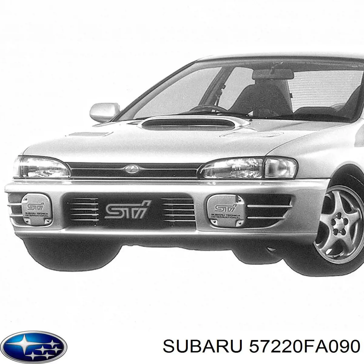 Капот на Subaru Impreza I 