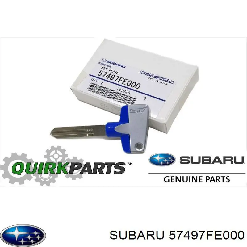 Ключ-заготівка Subaru 57497FE000 ціна, від 42.27 USD