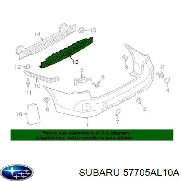  57705AL10A Subaru