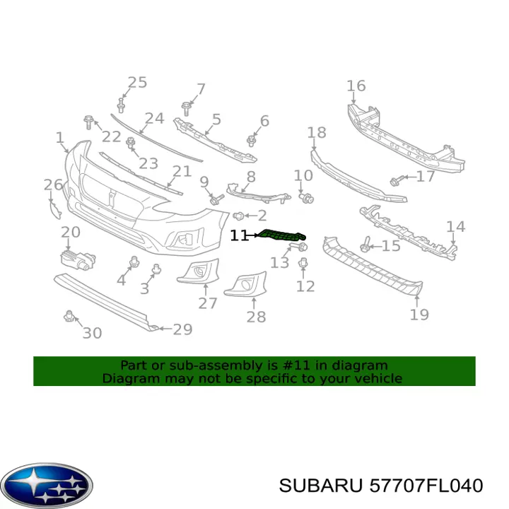  57707FL040 Subaru