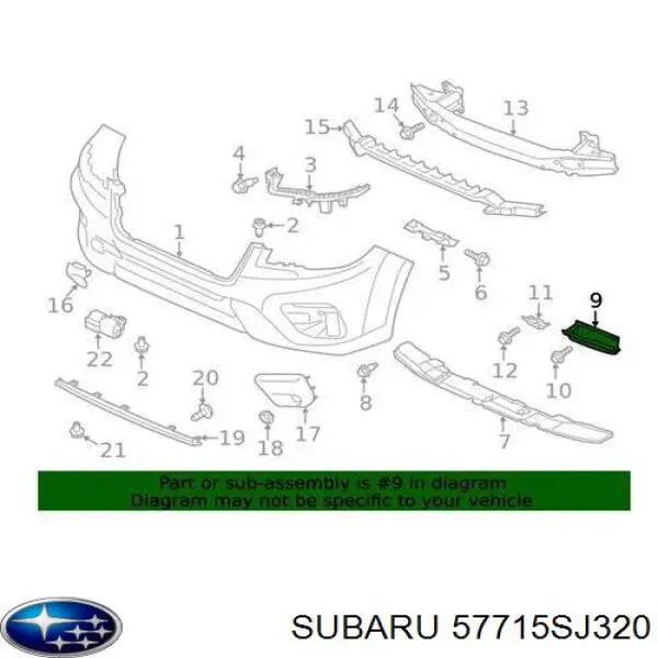  57715SJ320 Subaru