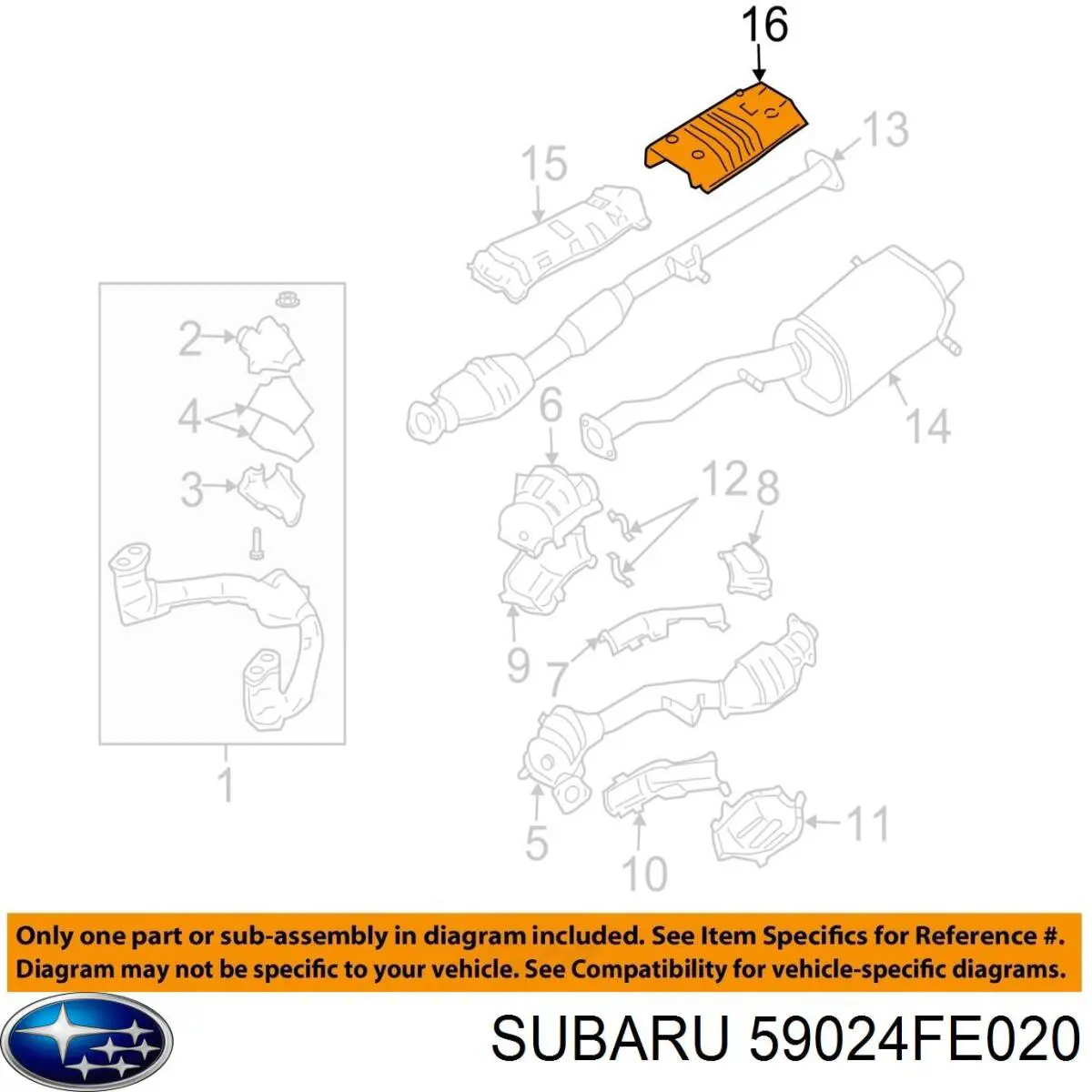  59024FE020 Subaru