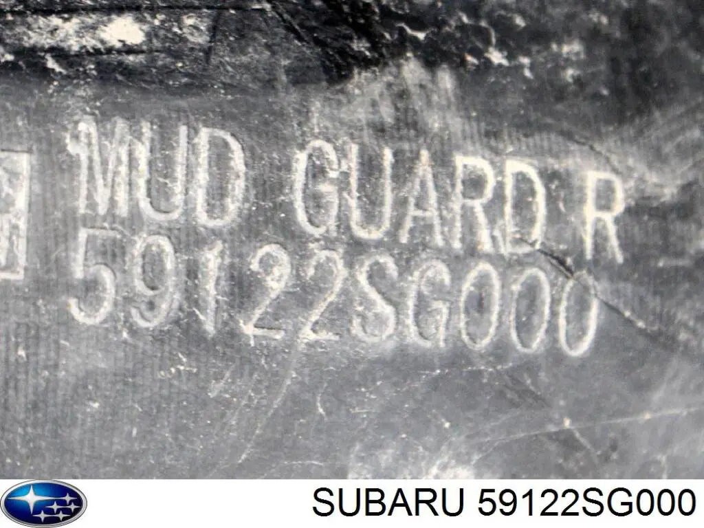 Підкрилок заднього крила, правий Subaru 59122SG000 ціна, від 8.29 USD