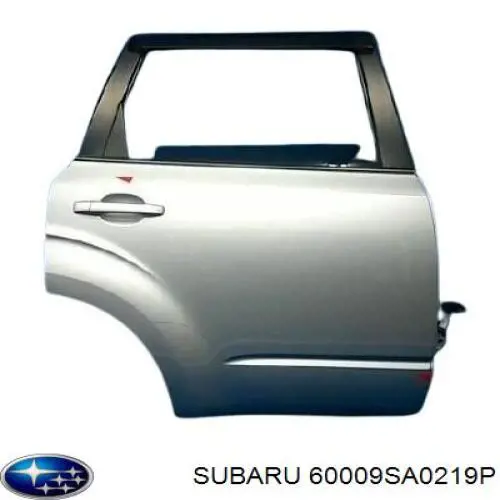 60009SA0219P Subaru двері передні, праві