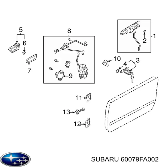  60079FA002 Subaru