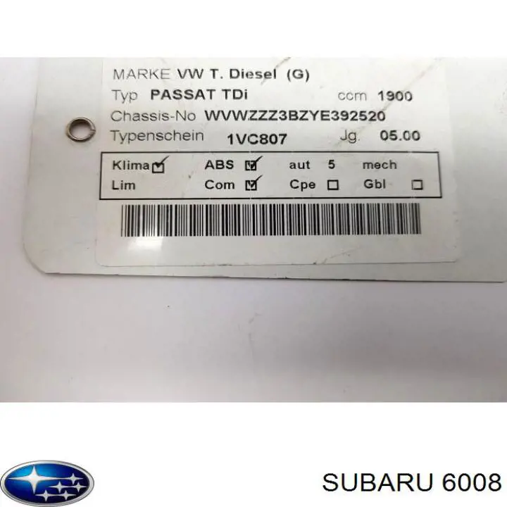  6008 Subaru