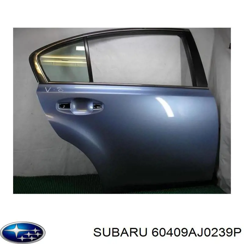 Двері задні, праві Subaru 60409AJ0249P ціна, від 228.63 USD
