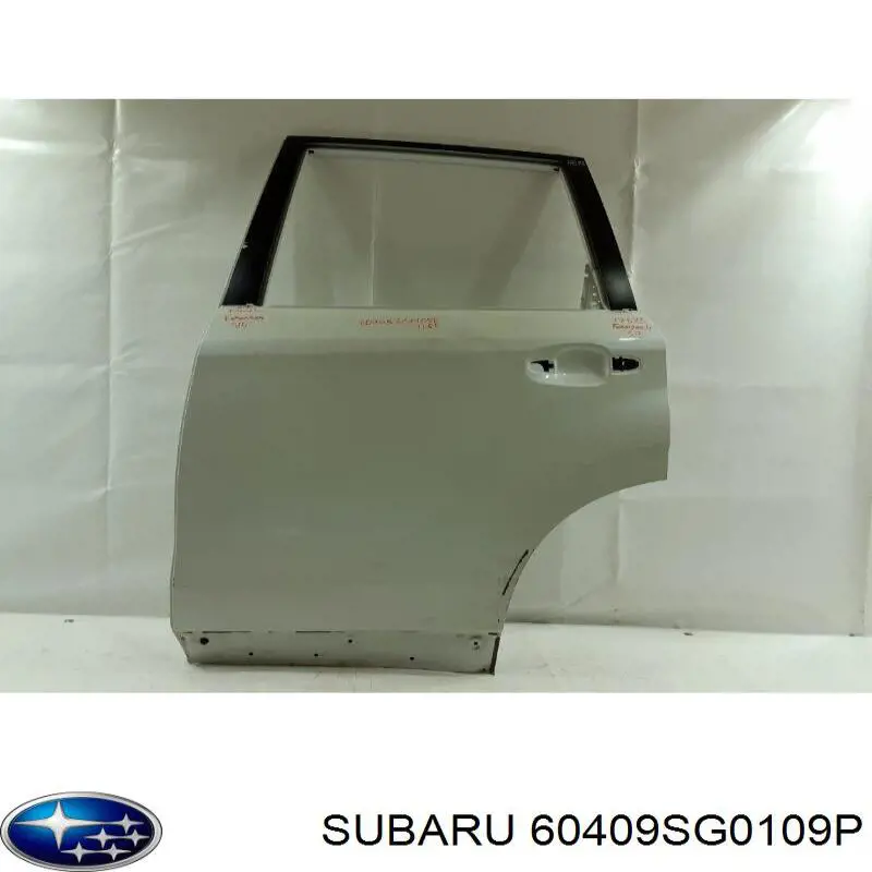 60409SG0109P Subaru Двері пасажирськи задні ліві