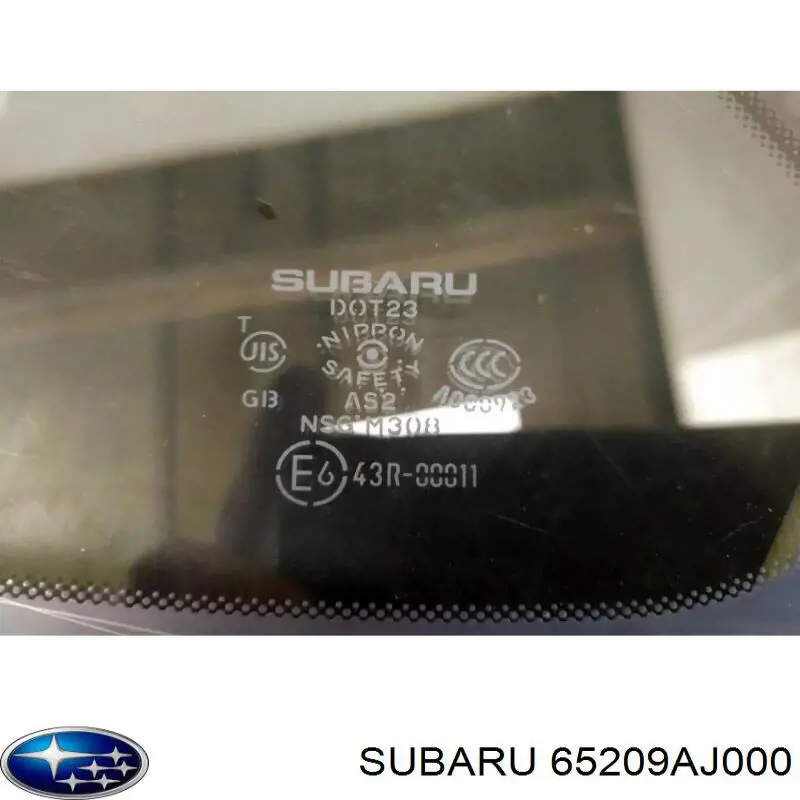 Скло кузова/багажного відсіку, праве Subaru 65209AJ000 ціна, від 52.43 USD