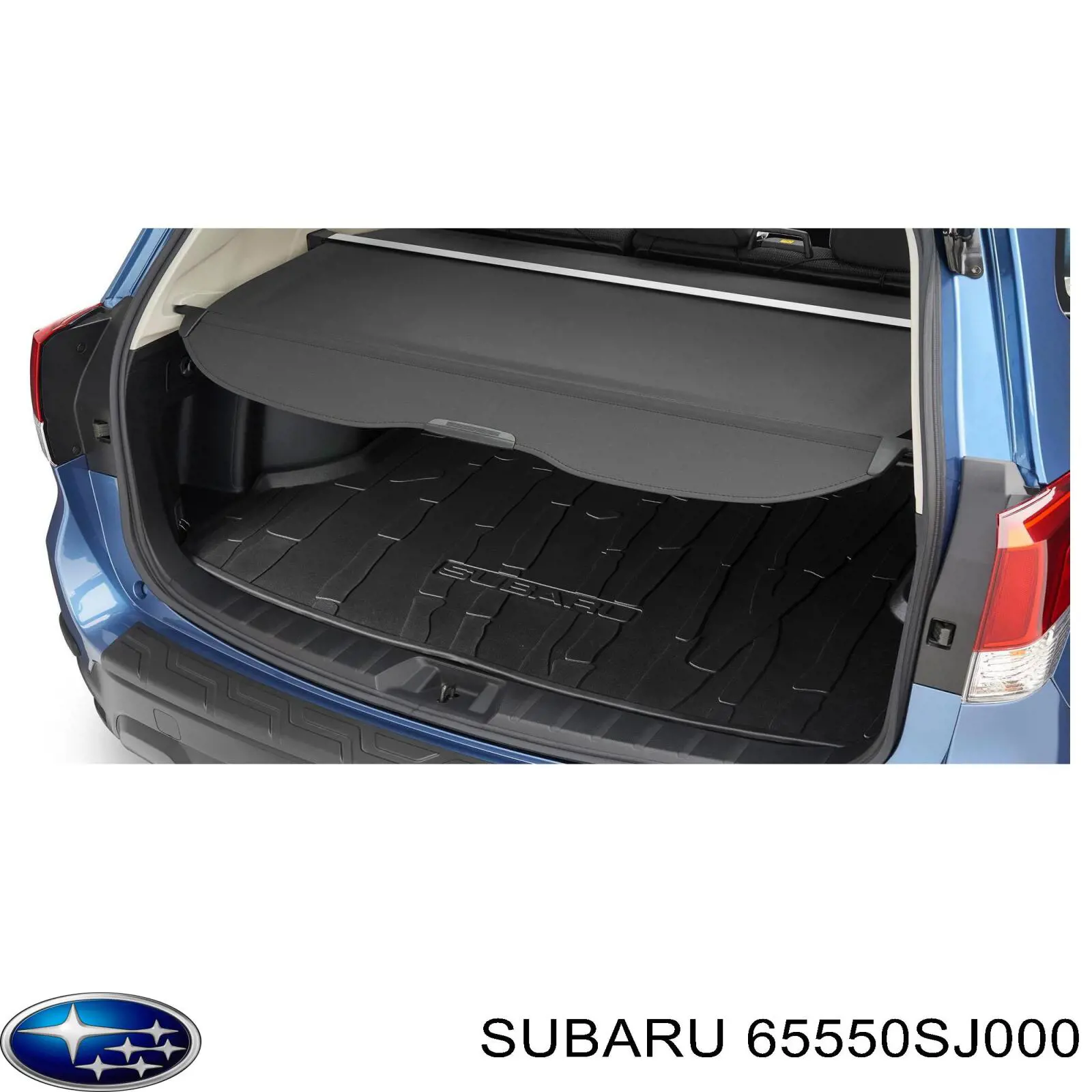 Шторка двері багажного відсіку 65550SJ000 Subaru