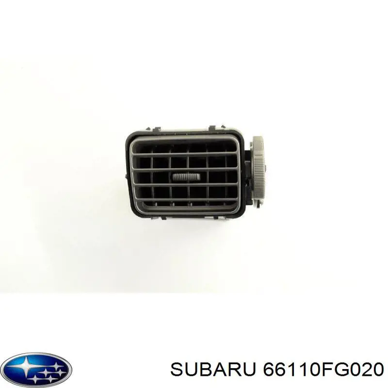 Решітка вентиляції салону на "торпедо" 66110FG020 Subaru