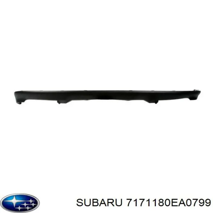 Бампер передній, верхня частина Subaru 7171180EA0799 ціна, від 24.67 USD