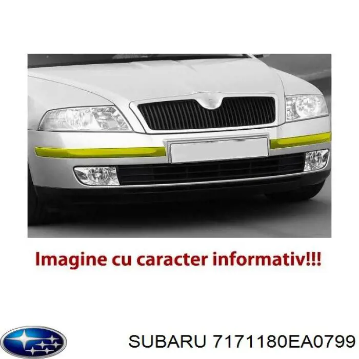 Бампер передній, верхня частина 7171180EA0799 Subaru