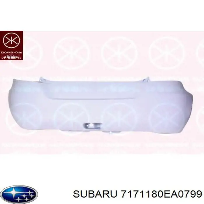 7171180EA0799 Subaru Бампер передній, верхня частина