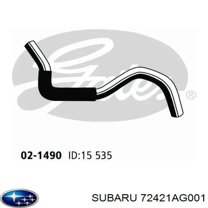 72421AG001 Subaru 