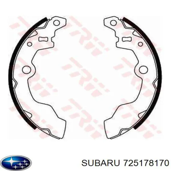 Колодки гальмові задні, барабанні 725178170 Subaru