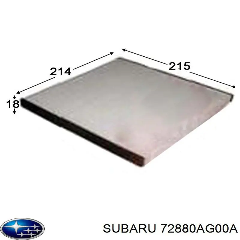Фільтр салону 72880AG00A Subaru