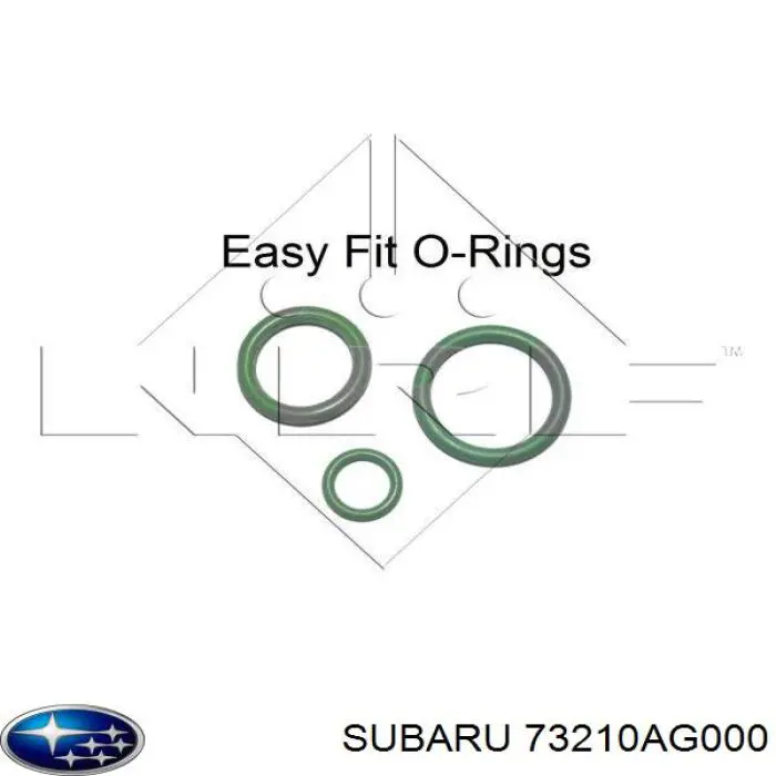 Конденсатор кондиціонера Subaru 73210AG000 ціна, від 44.06 USD