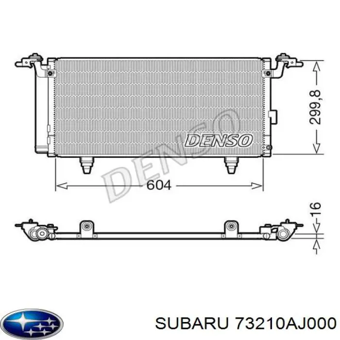 73210AJ000 Subaru Конденсатор
