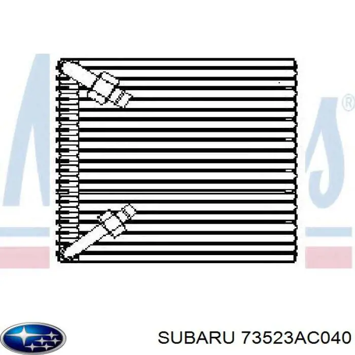 Випаровувач кондиціонера Subaru Legacy II седан (BD, BG) (1994 - 1999) ціна, від 102.82 USD